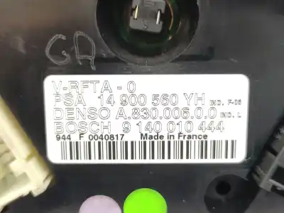 Peça sobressalente para automóvel em segunda mão comando de sofagem (chauffage / ar condicionado) por citroen c8 (ea_, eb_) 2.2 hdi referências oem iam 14900560yh  6451kk