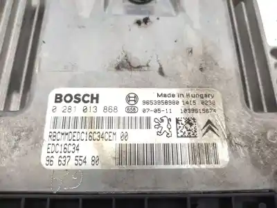 Second-hand car spare part ecu engine control for peugeot 207/207+ (wa_, wc_) 1.6 hdi oem iam references 9663755480 0281013868 9653958980