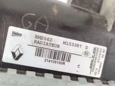 Автозапчастина б/у водяний радіатор для renault scenic iii grand family edition посилання на oem iam 214105150r  
