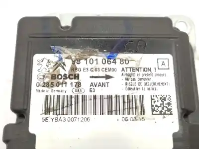 Pezzo di ricambio per auto di seconda mano centralina airbag per citroen c4 cactus 1.2 vti 82 riferimenti oem iam 9810106480 0285011178  Pezzo di ricambio per auto di seconda mano centralina airbag per citroen c4 cactus 1.2 vti 82 riferimenti oem iam 9810106480 0285011178