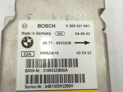 Pièce détachée automobile d'occasion boitier de commande d'airbag pour bmw 3 (e46) 318 i références oem iam 65776933238  