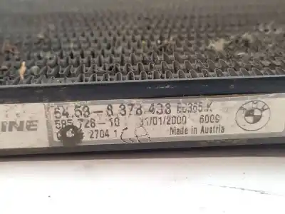 Second-hand car spare part air conditioning condenser / radiator for bmw 5 (e39) 523 i oem iam references 64538378438  