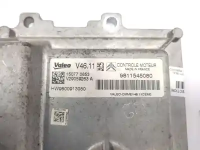 Pezzo di ricambio per auto di seconda mano centralina motore per citroen c4 cactus 1.2 vti 82 riferimenti oem iam 9811545080 v29059263a  Pezzo di ricambio per auto di seconda mano centralina motore per citroen c4 cactus 1.2 vti 82 riferimenti oem iam 9811545080 v29059263a