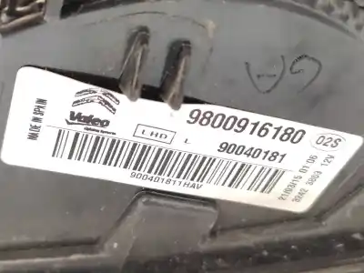 Pezzo di ricambio per auto di seconda mano lampada posteriore sinistra per citroen c4 cactus 1.2 vti 82 riferimenti oem iam 9800916180   Pezzo di ricambio per auto di seconda mano lampada posteriore sinistra per citroen c4 cactus 1.2 vti 82 riferimenti oem iam 9800916180