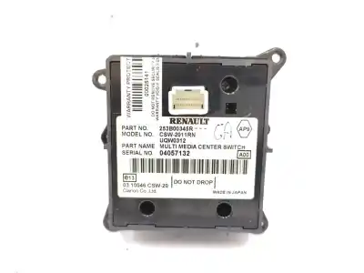Second-hand car spare part multifunction switch for renault latitude (l70_) 2.0 dci 175 (l70y) oem iam references 253b00345r  