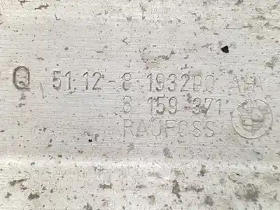 Second-hand car spare part front bumper reinforcement for bmw 5 (e39) 523 i oem iam references 51128193200  