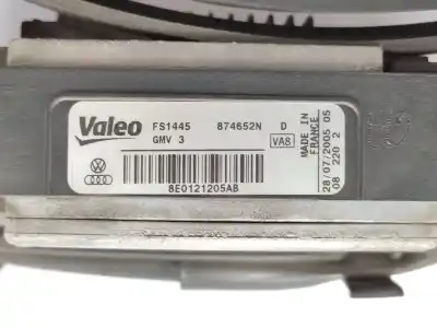 Pezzo di ricambio per auto di seconda mano elettroventola per audi a4 b7 (8ec) 2.0 tdi 16v riferimenti oem iam 8e0121205ab 874652 