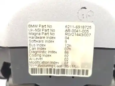 Автозапчасти б/у приборная доска за mini mini (r50, r53) one ссылки oem iam 62116918725  62116936294