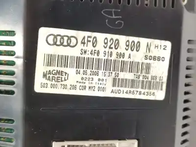 Автозапчастина б/у панель інструментів для audi a6 c6 (4f2) 2.7 tdi посилання на oem iam 4f0920900n  4f0920901g Автозапчастина б/у панель інструментів для audi a6 c6 (4f2) 2.7 tdi посилання на oem iam 4f0920900n  4f0920901g