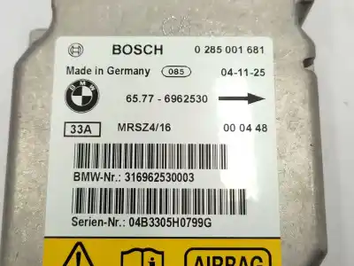 Second-hand car spare part airbag control unit for bmw 3 (e46) 320 d oem iam references 316962530003 0285001681 