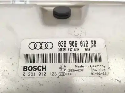 Автозапчастина б/у ебу контролер двигуна для audi a3 (8l1) 1.9 tdi посилання на oem iam 038906012bb 0281010123 