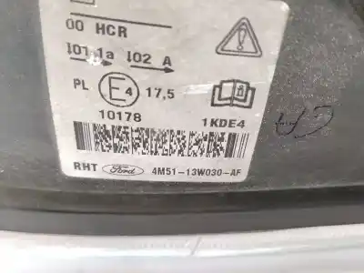 Автозапчастина б/у ліва фара для ford focus ii (da_, hcp, dp) 1.6 посилання на oem iam 4m5113101ad  1480990