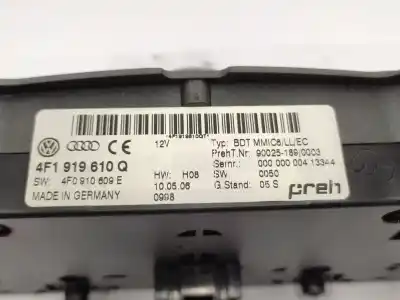 Автозапчастина б/у многофункційне управління для audi a6 c6 (4f2) 2.7 tdi посилання на oem iam 4f1919610q  