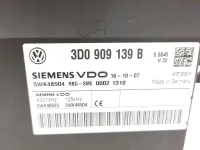 Автозапчасти б/у электронный модуль за porsche cayenne (typ 9pa1) s ссылки oem iam 3d0909139b 5wk48504 