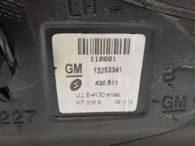 Pezzo di ricambio per auto di seconda mano specchio sinistro per opel astra h gtc (a04) 1.8 (l08) riferimenti oem iam 13253341  13153125