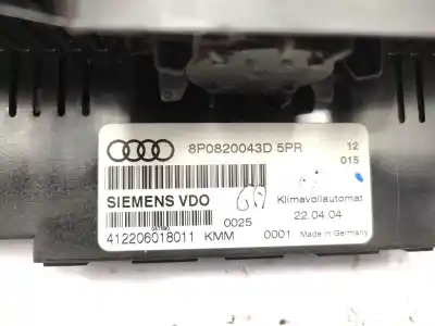 Автозапчасти б/у климат-контроль за audi a3 (8p1) 1.6 fsi ссылки oem iam 8p0820043d  8p0820043ae