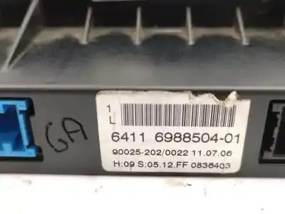 Second-hand car spare part climate control for bmw 5 (e60) 520 d oem iam references 64116988504  