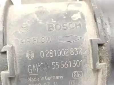 Second-hand car spare part flowmeter for opel astra h (a04) 1.7 cdti (l48) oem iam references 55561301 0281002832 93188724