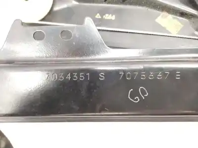 Second-hand car spare part driver left window regulator for bmw 5 (e60) 520 d oem iam references 51337184383  