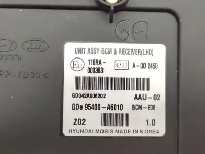 Second-hand car spare part electronic module for hyundai i30 (gd) 1.4 oem iam references 95400a6010  