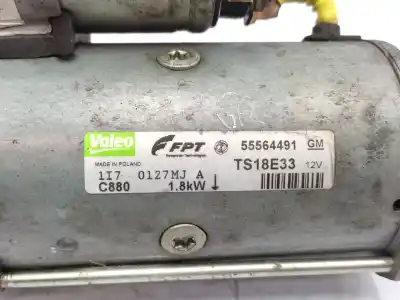 Peça sobressalente para automóvel em segunda mão motor de arranque por opel corsa d (s07) 1.3 cdti (l08, l68) referências oem iam 55564491 ts18e33 93190320