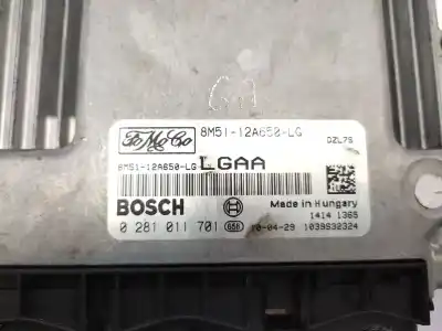 Pièce détachée automobile d'occasion calculateur moteur ecu pour ford focus c-max (dm2) 1.6 tdci références oem iam 8m5112a650lg 0281011701 