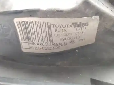 Second-hand car spare part left headlight for toyota corolla (_e12_) 2.0 d-4d (cde120r_, cde120l_) oem iam references 8115002150 89006310 8117002150