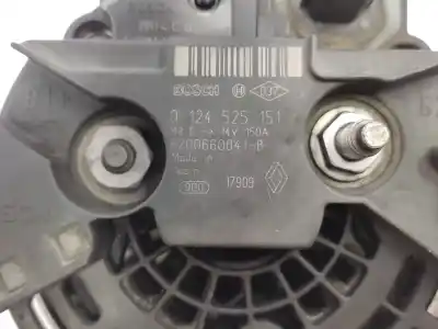 Second-hand car spare part alternator for renault scénic iii (jz0/1_) 1.9 dci (jz0j, jz1j, jz1k, jz1s) oem iam references 8200660041 0124525151 