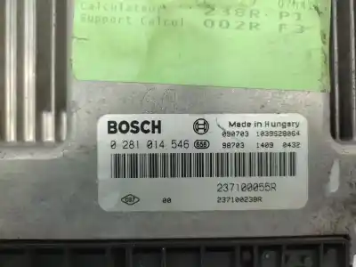 Second-hand car spare part ecu engine control for renault scénic iii (jz0/1_) 1.9 dci (jz0j, jz1j, jz1k, jz1s) oem iam references 237100055r 0281014546 