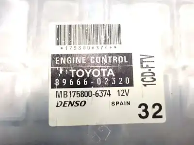 Second-hand car spare part ecu engine control for toyota corolla (_e12_) 2.0 d-4d (cde120r_, cde120l_) oem iam references 8966602320  