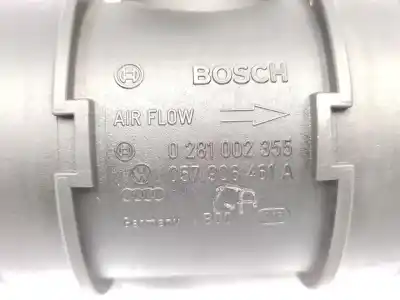 Second-hand car spare part flowmeter for audi a2 (8z0) 1.4 tdi oem iam references 057906461a 0281002355 