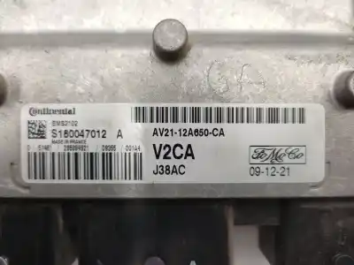 Second-hand car spare part ecu engine control for ford fiesta vi (cb1, ccn) 1.25 oem iam references av2112a650ca s180047012a 
