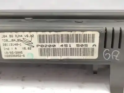 Peça sobressalente para automóvel em segunda mão quadrante por renault scénic ii (jm0/1_) 1.9 dci (jm0g, jm12, jm1g, jm2c) referências oem iam 8200451505  