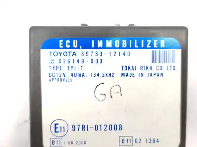 Second-hand car spare part wheel lock column for toyota corolla (_e12_) 2.0 d-4d (cde120r_, cde120l_) oem iam references 8978012140  