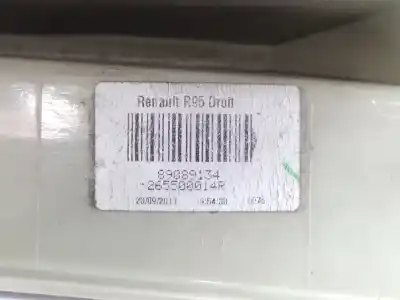 Second-hand car spare part right tailgate light for renault grand scénic iii (jz0/1_) 1.6 dci (jz00, jz12) oem iam references 265500014r 89089134 