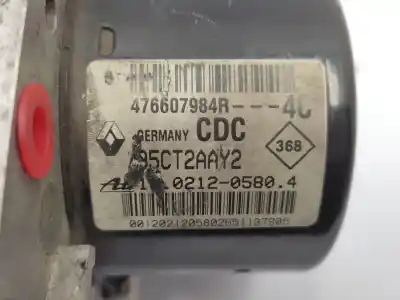 Second-hand car spare part abs for renault grand scénic iii (jz0/1_) 1.6 dci (jz00, jz12) oem iam references 476607984r 10021205804 