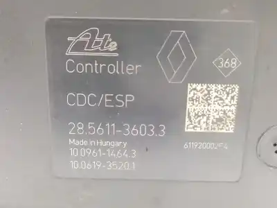 Second-hand car spare part abs for renault grand scénic iii (jz0/1_) 1.6 dci (jz00, jz12) oem iam references 476607984r 10021205804 
