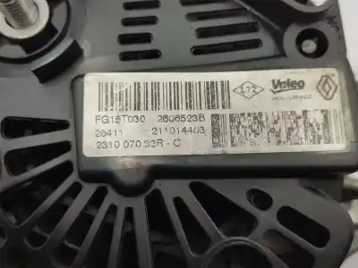 Second-hand car spare part alternator for renault grand scénic iii (jz0/1_) 1.6 dci (jz00, jz12) oem iam references 231007033r fg15t030 