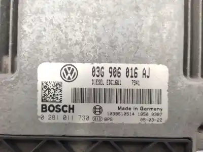 Second-hand car spare part ecu engine control for seat leon (1p1) 2.0 tdi oem iam references 03g906016aj 0281011730 