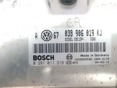 Pezzo di ricambio per auto di seconda mano centralina motore per seat toledo ii (1m2) 1.9 tdi riferimenti oem iam 038906019kj 0281011216 