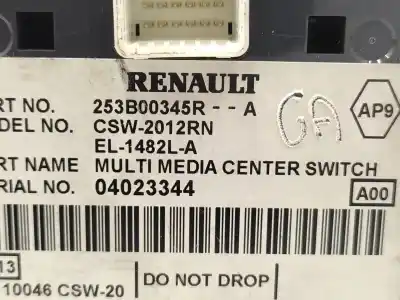 Автозапчастина б/у многофункційне управління для renault grand scénic iii (jz0/1_) 1.6 dci (jz00, jz12) посилання на oem iam 253b00345r  