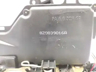 Peça sobressalente para automóvel em segunda mão fechadura da porta traseira direita por audi a2 (8z0) 1.4 tdi referências oem iam 8z0839016a  8z0839016d