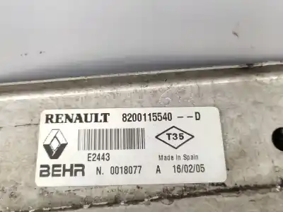 Автозапчастина б/у інтеркулер для renault scénic ii (jm0/1_) 1.9 dci (jm0g, jm12, jm1g, jm2c) посилання на oem iam 8200115540  