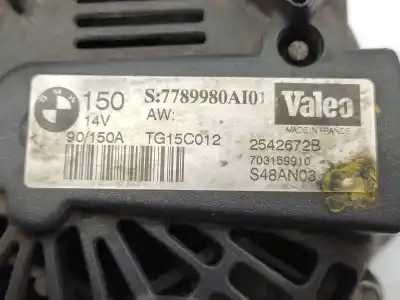 Second-hand car spare part alternator for bmw 3 (e46) 320 d oem iam references 7789980 tg15c012 12317797661