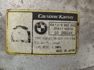 Second-hand car spare part air conditioning compressor for bmw 3 (e46) 320 d oem iam references 64526905643  64529145353