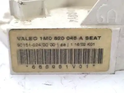 Peça sobressalente para automóvel em segunda mão comando de sofagem (chauffage / ar condicionado)  por seat leon (1m1) 1.9 sdi referências oem iam 1m0820045a  1m0820045c