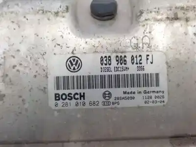 Second-hand car spare part ecu engine control for seat leon (1m1) 1.9 sdi oem iam references 038906012fj 0281010682 