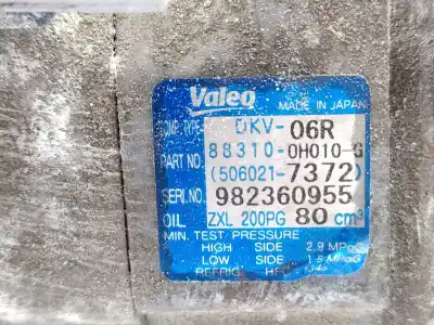 Second-hand car spare part air conditioning compressor for citroen c1 audace oem iam references 883100h010  6453rj