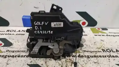 Peça sobressalente para automóvel em segunda mão fechadura da porta dianteira esquerda por volkswagen golf v berlina (1k1) trendline referências oem iam 