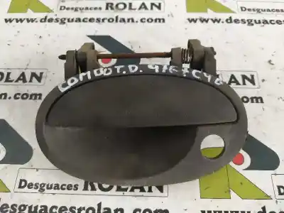 Peça sobressalente para automóvel em segunda mão puxador exterior traseiro direito por opel combo familiar referências oem iam 